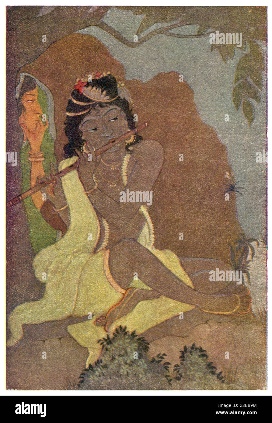 KRISHNA UND RADHA Stockfoto KRISHNA UND RADHA Stockfoto