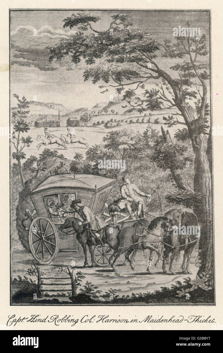 VERBRECHEN/CAPTAIN HID/C17TH Stockfoto