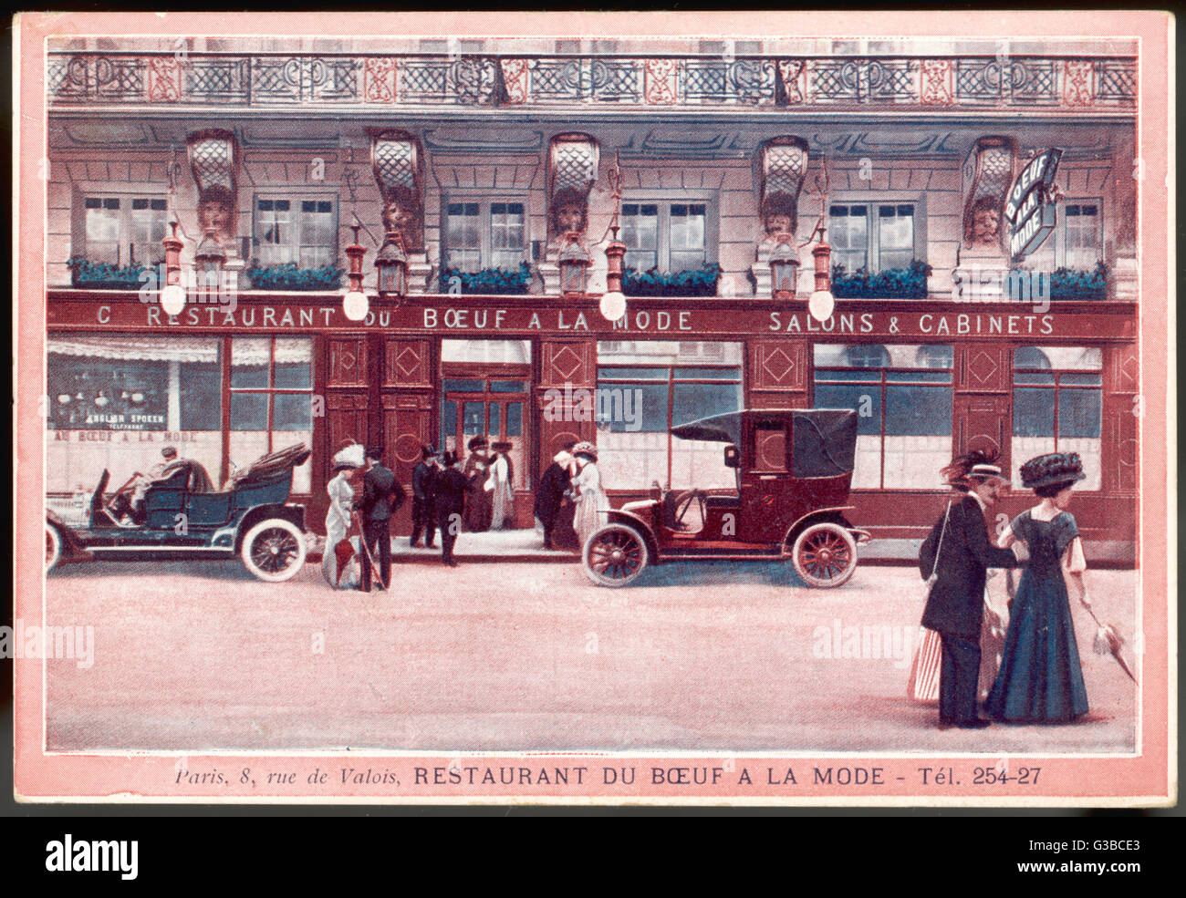 BOEUF RESTAURANT EXTER. Stockfoto