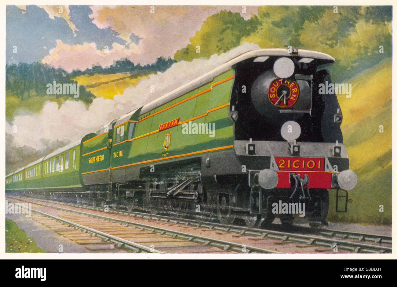 SOUTHERN RAILWAY EXPRESS Stockfoto