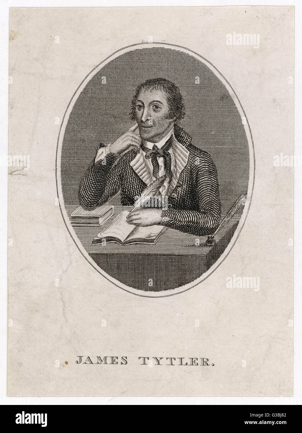 JAMES TYTLER Autor große Teile der zweite und dritte Ausgabe der Encyclopedia Britannica.        Datum: 1747-1804 Stockfoto