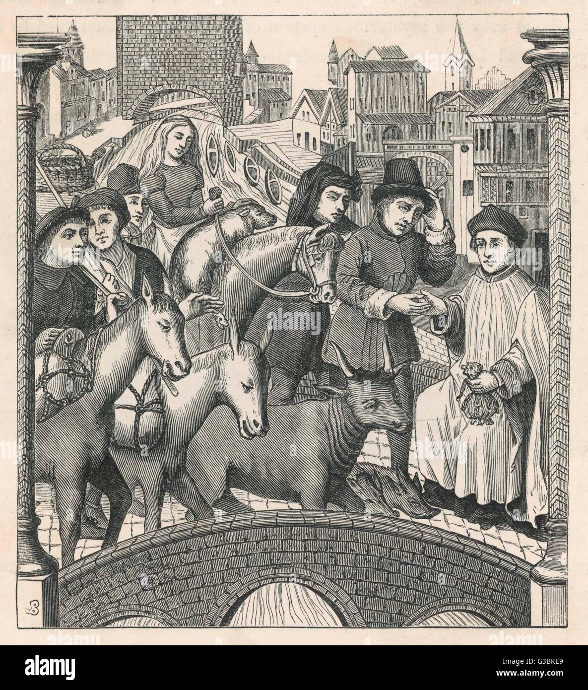 MAUT 15TH. JAHRHUNDERT Stockfoto