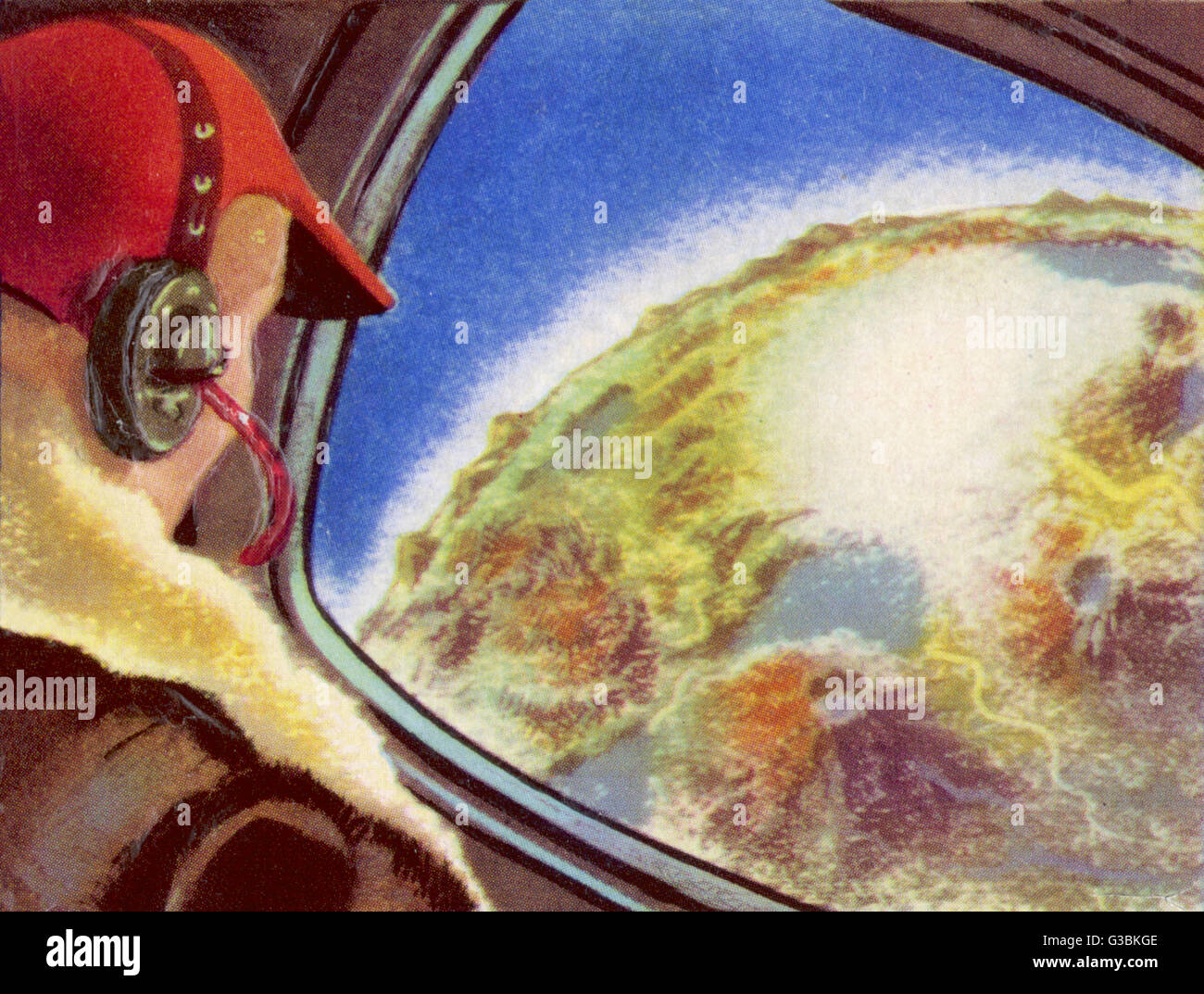 Rakete Ansätze der MARS Datum um 1950