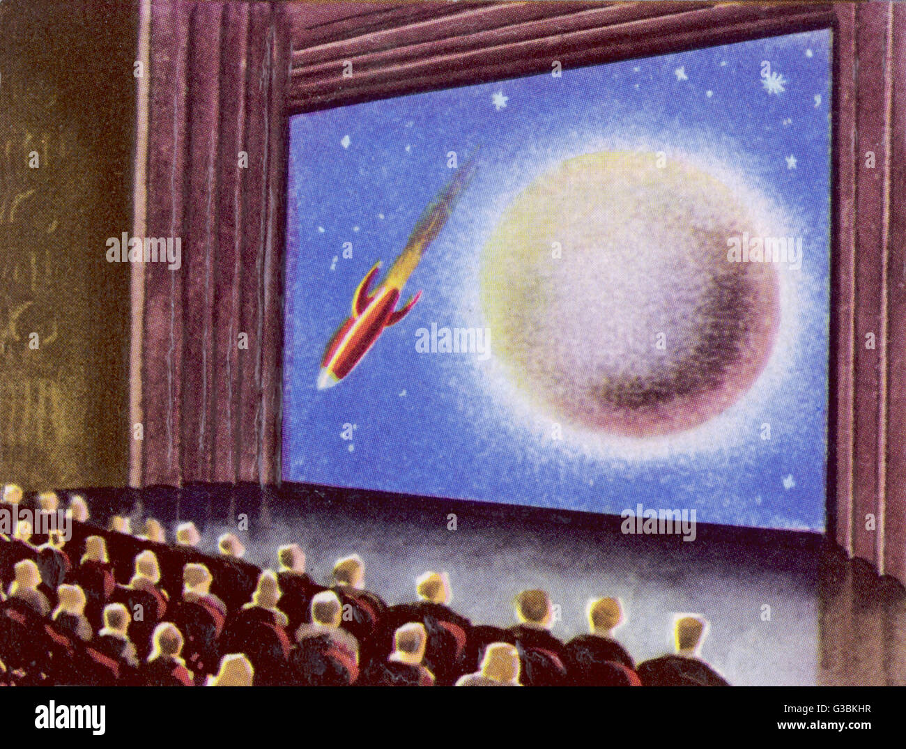 Fernsehen Kino Datum: um 1950 Stockfoto