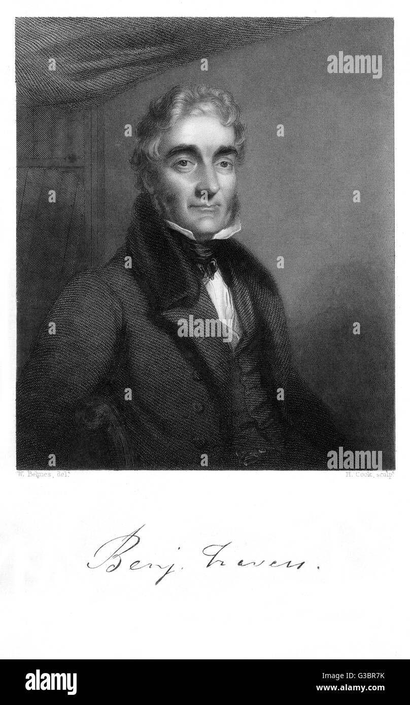 BENJAMIN TRAVERS Stockfoto