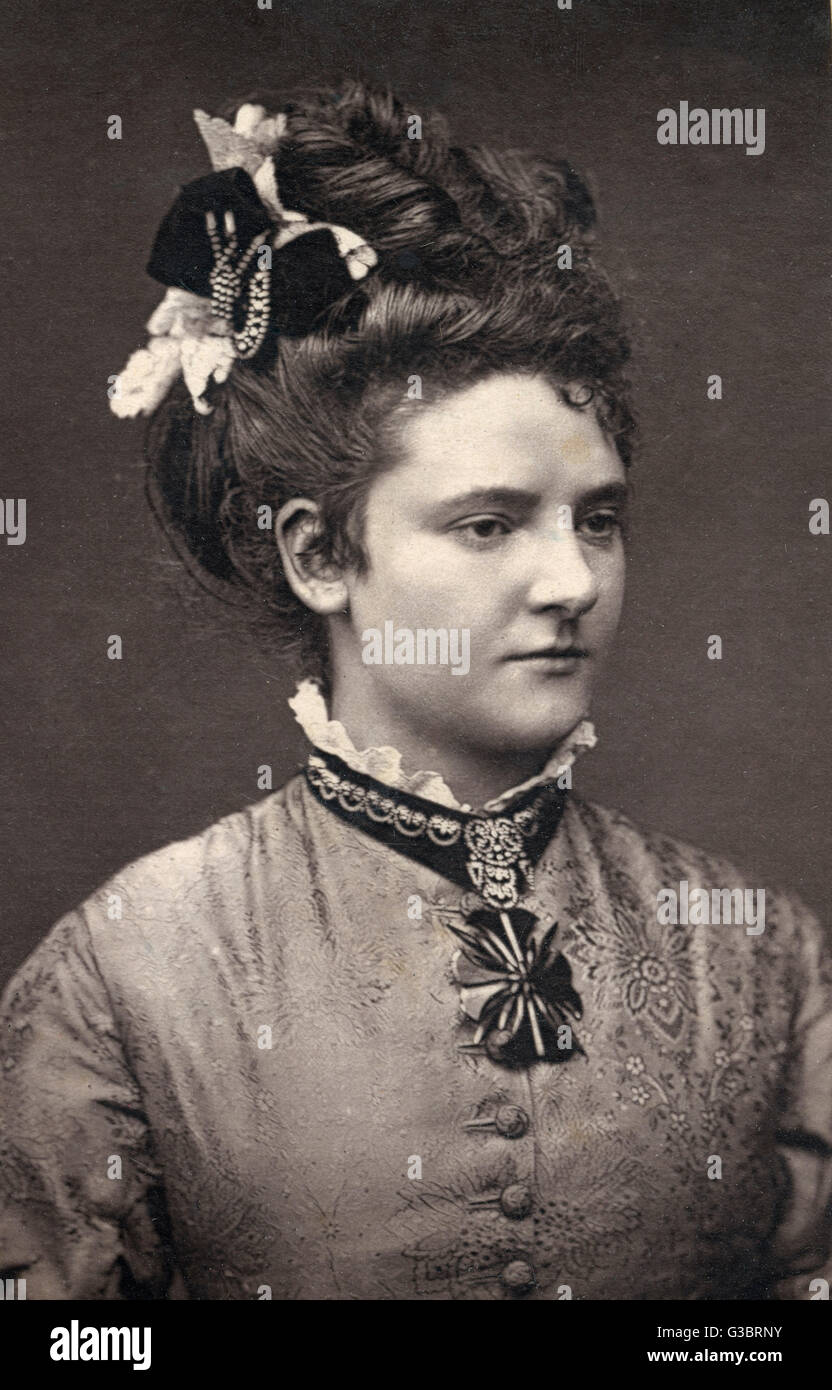 Teresa Elizabeth Furtado, viktorianische Schauspielerin Stockfoto