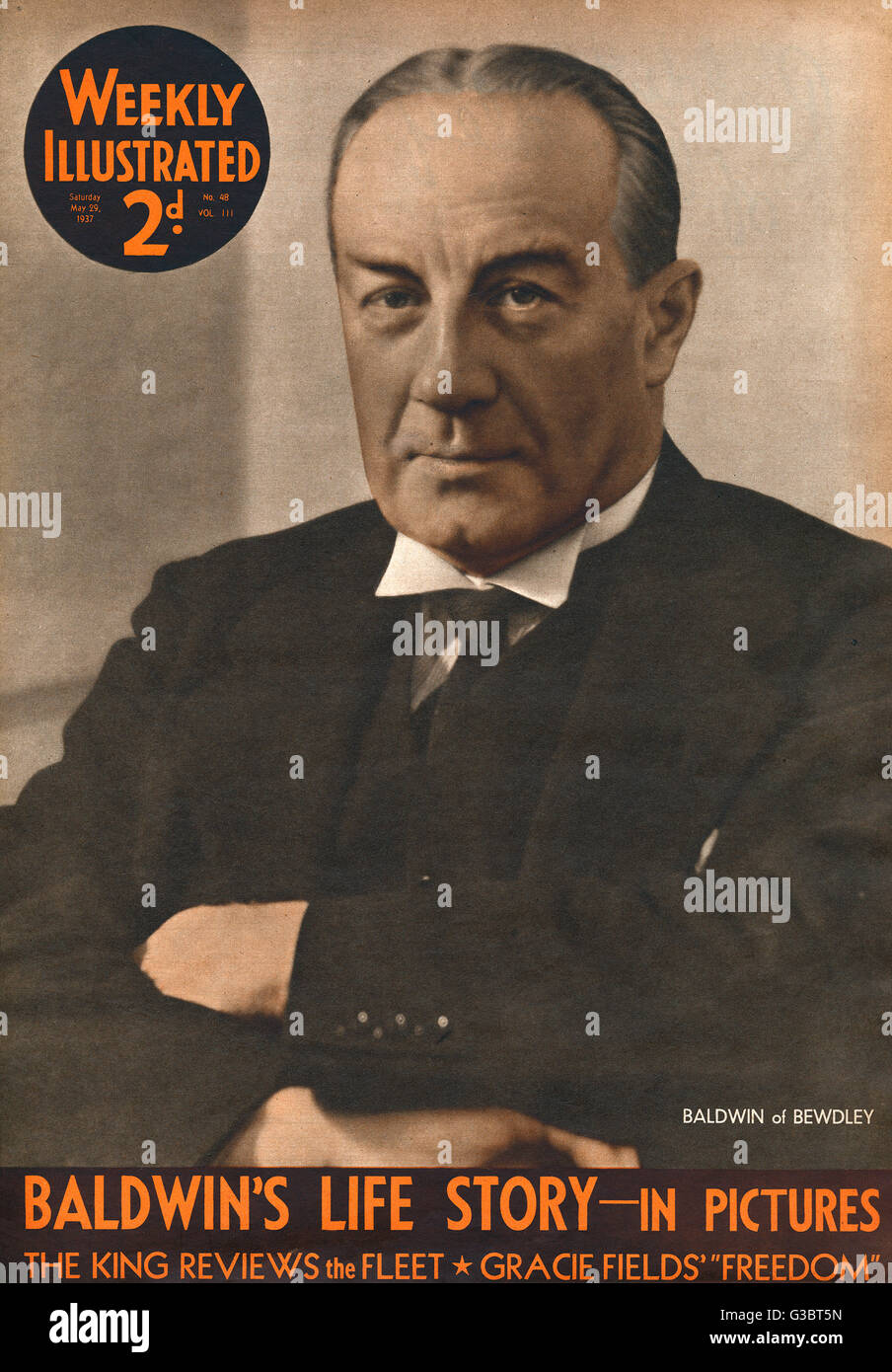 Stanley Baldwin, Britischer Premierminister Stockfoto