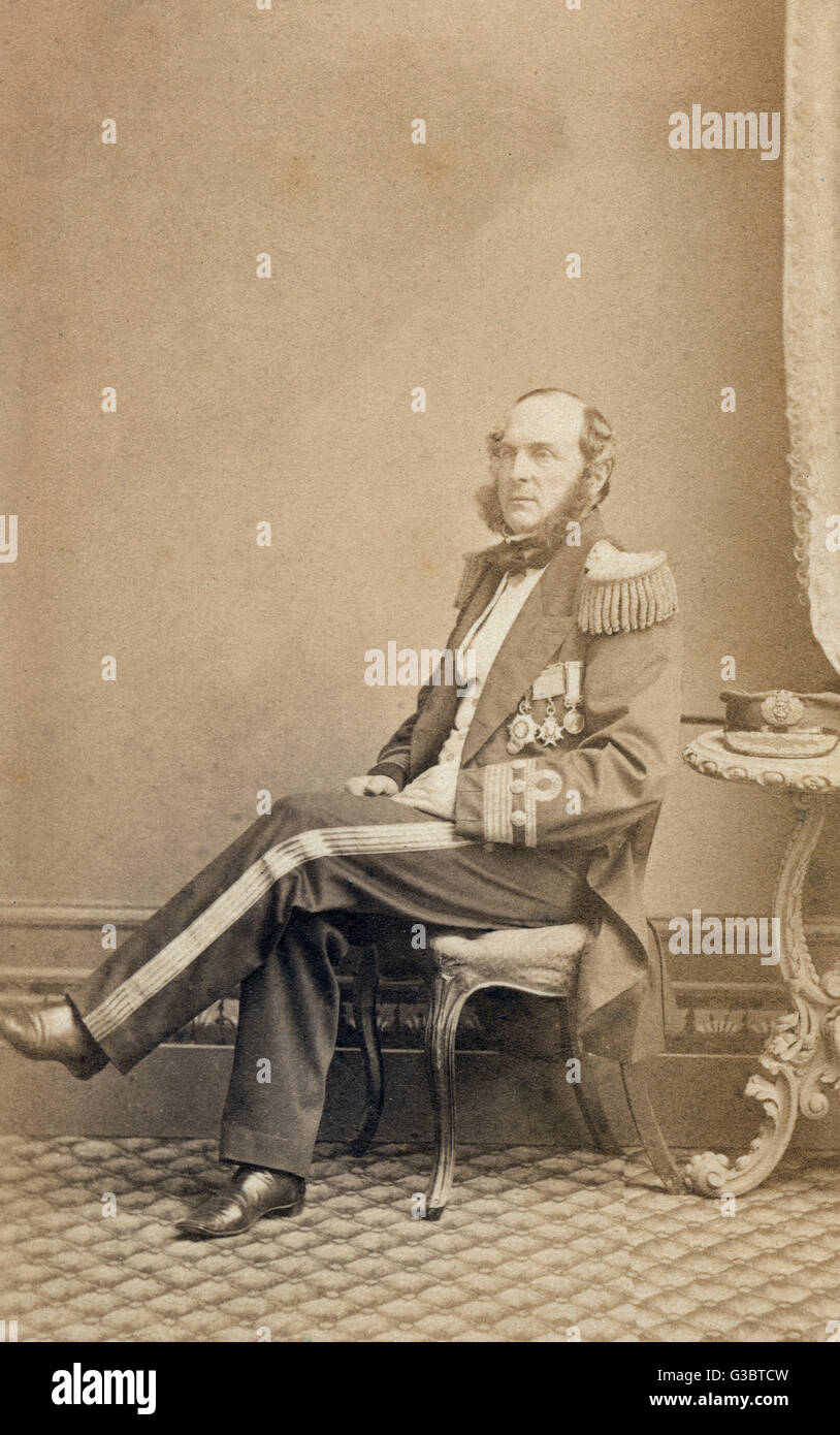 Thomas Symonds, britischer Marinekommandant Stockfoto