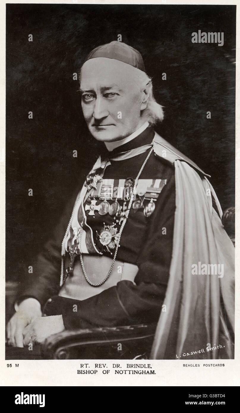 Robert Brindle, Bischof von Nottingham Stockfoto