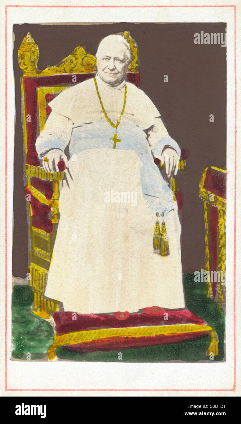 Papst Pius IX. Stockfoto