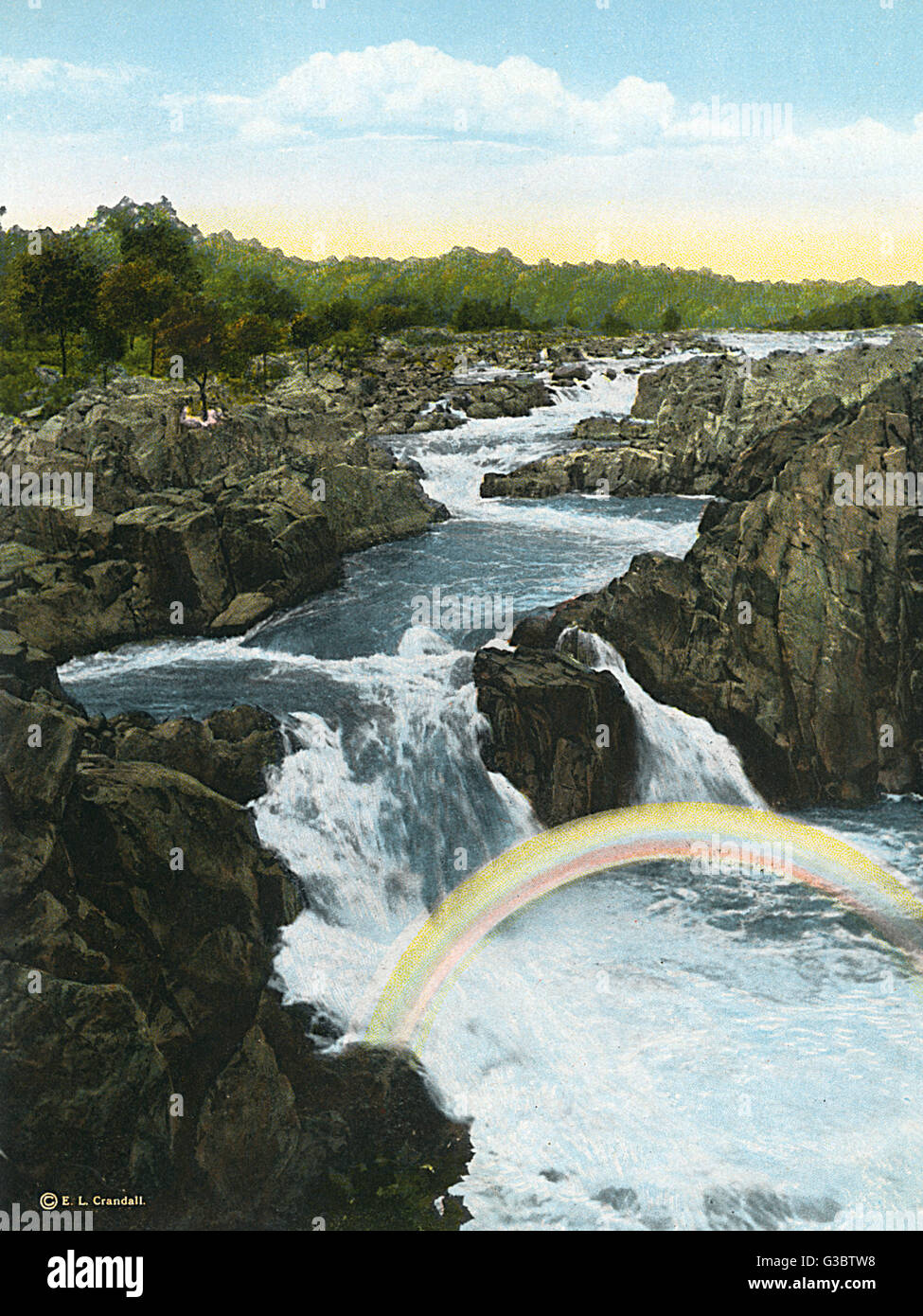 Washington DC, USA – Great Falls, Potomac River Stockfoto