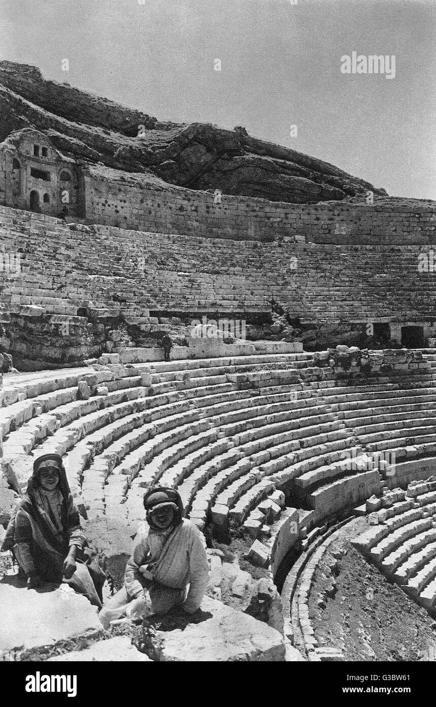 Amphitheater in Amman, Jordanien Stockfoto