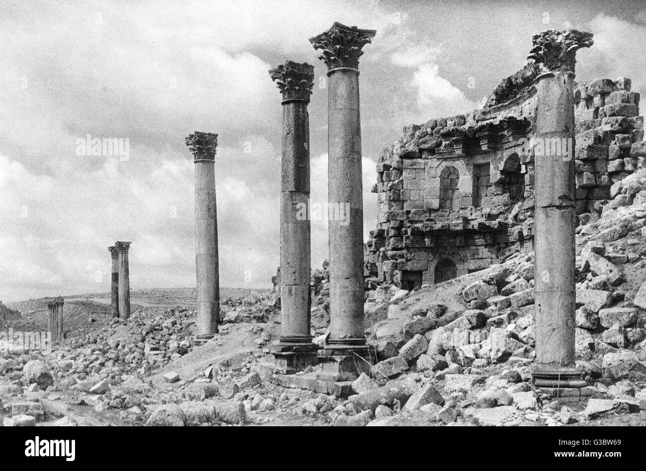 Römische Stätte von Jerash (Gerasa), Jordanien, Heiliges Land Stockfoto