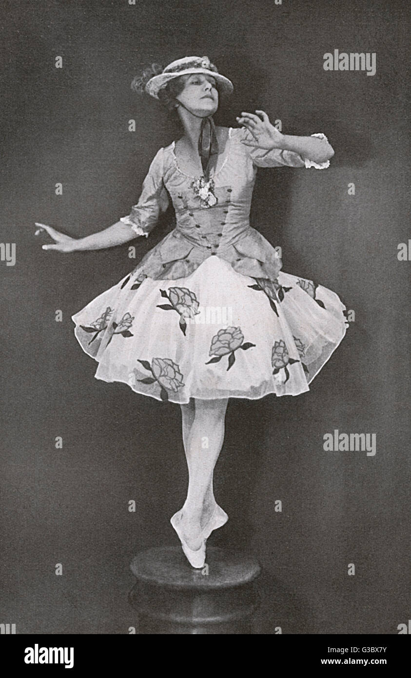 Tamara Karsavina, russische Balletttänzerin Stockfoto