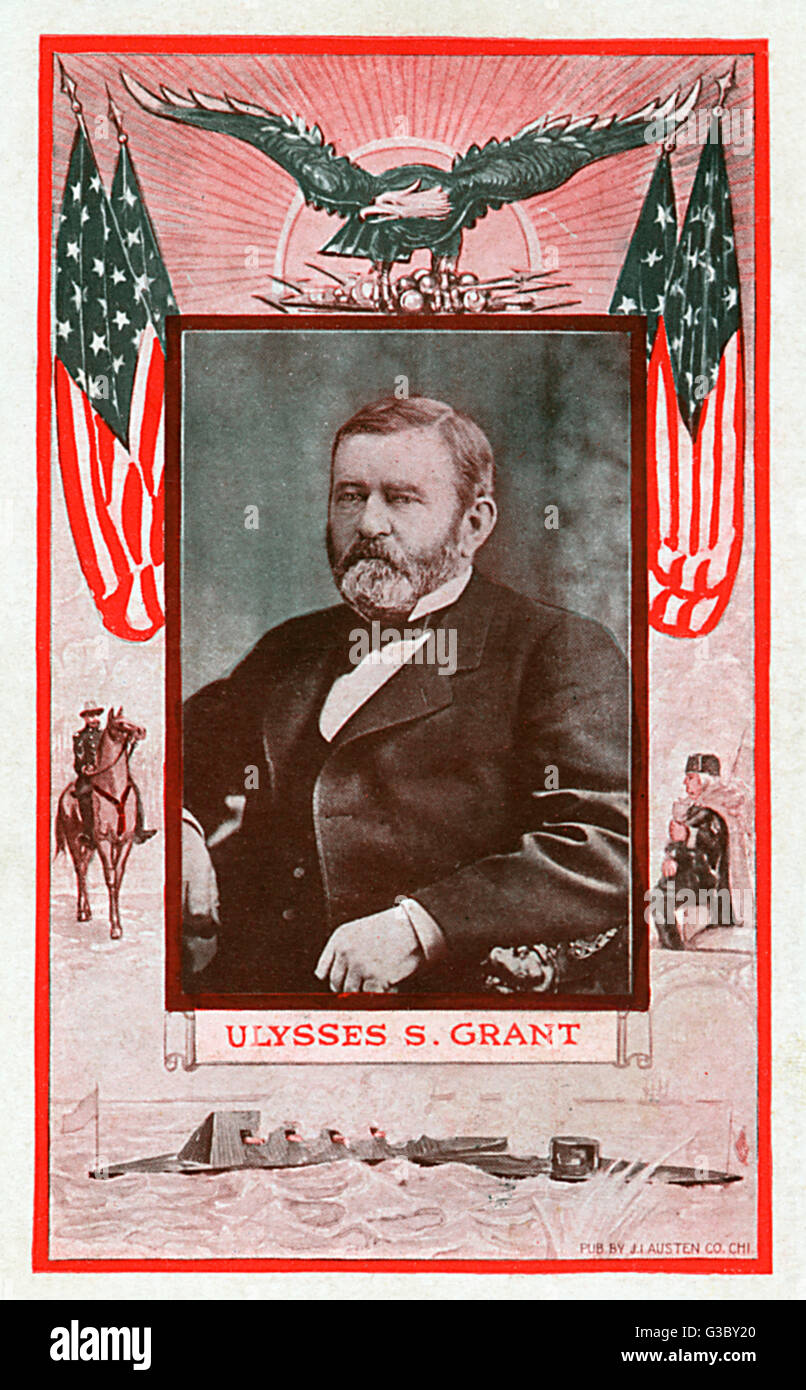 Ulysses S. Grant - US-Präsident und Militärkommandeur Stockfoto