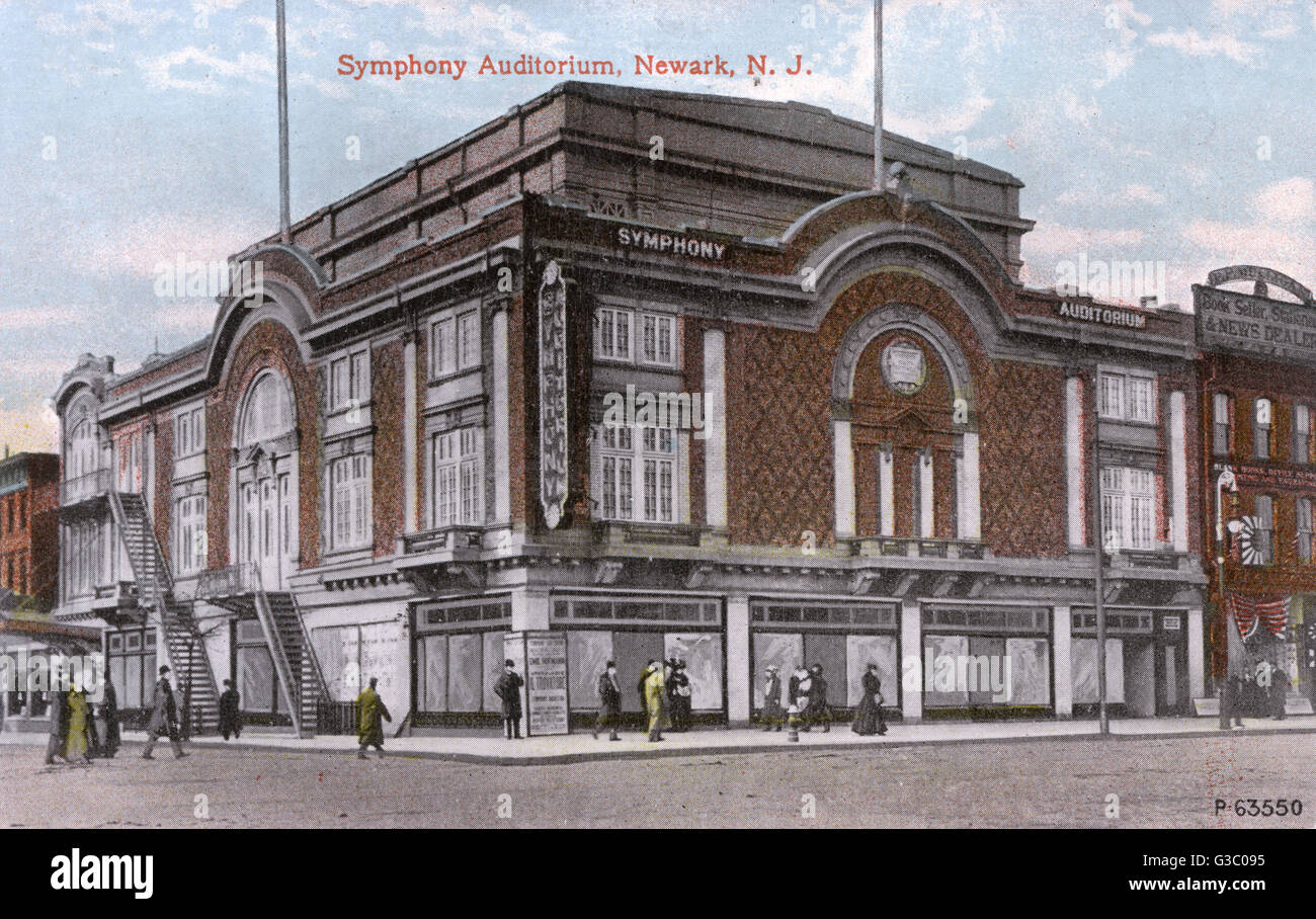Symphony Auditorium, Newark, New Jersey, USA Stockfoto