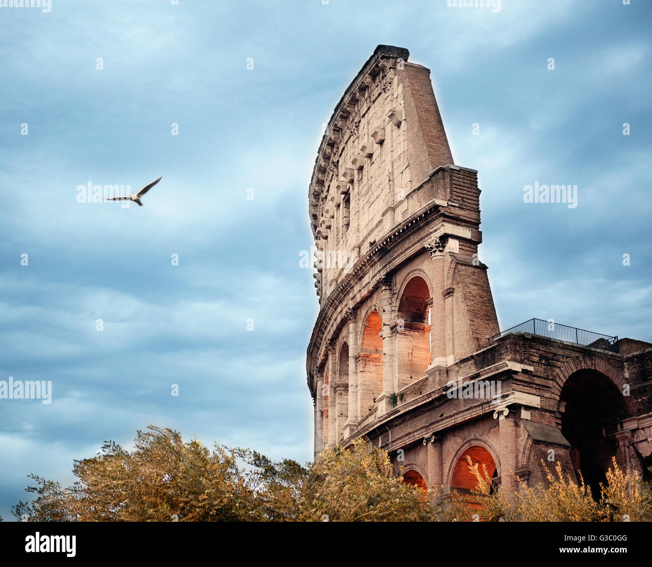 Italien, Rom, Kolosseum Stockfoto
