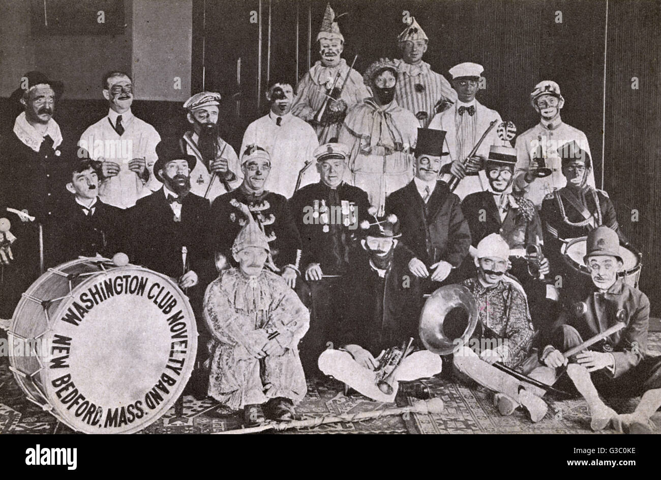 Washington Club Band, New Bedford, Massachusetts, USA Stockfoto