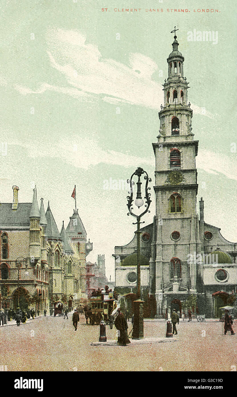 St. Clement Danes, Strand, London Stockfoto