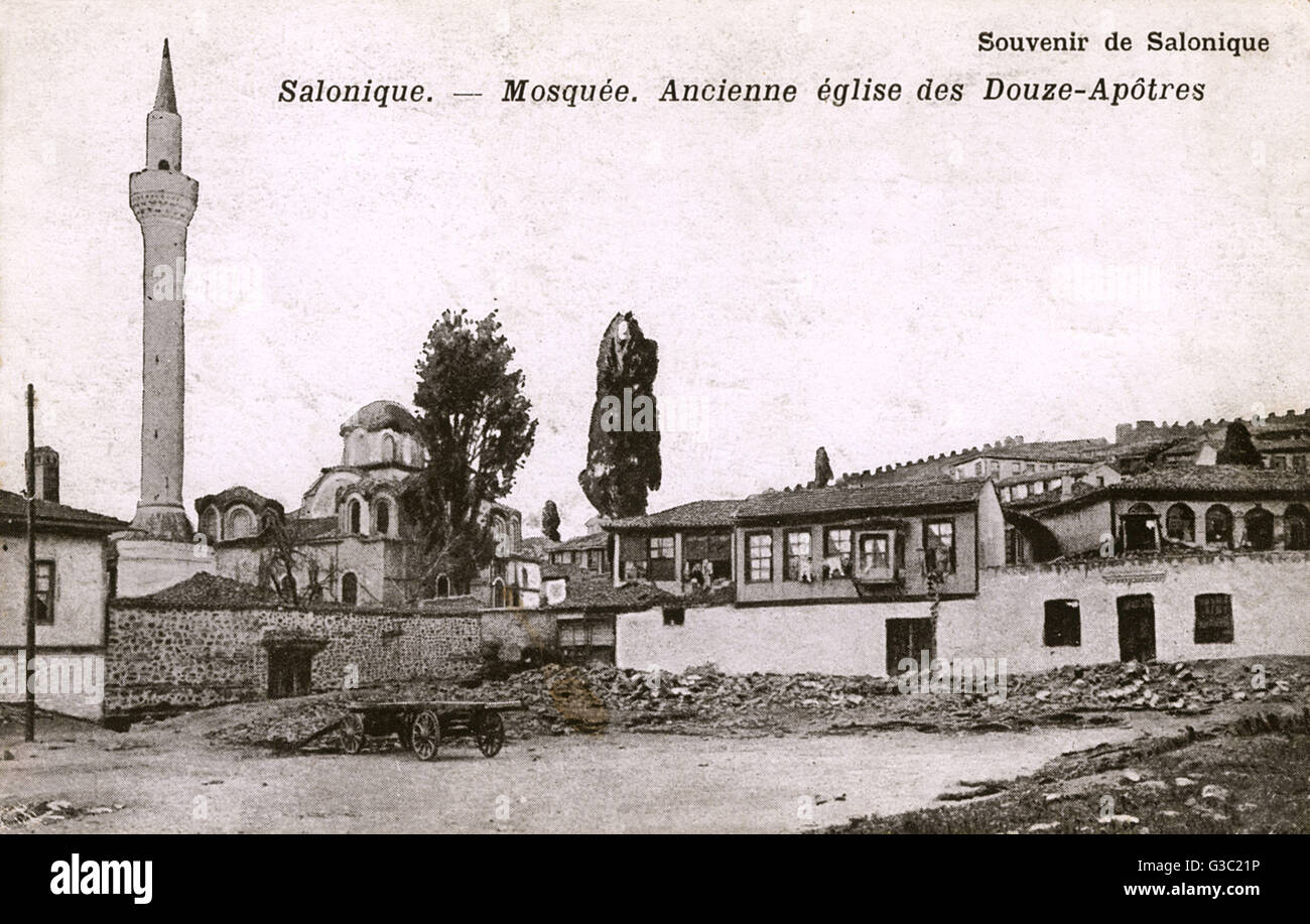 Thessaloniki, Griechenland - die Kirche der Heiligen Apostel Stockfoto