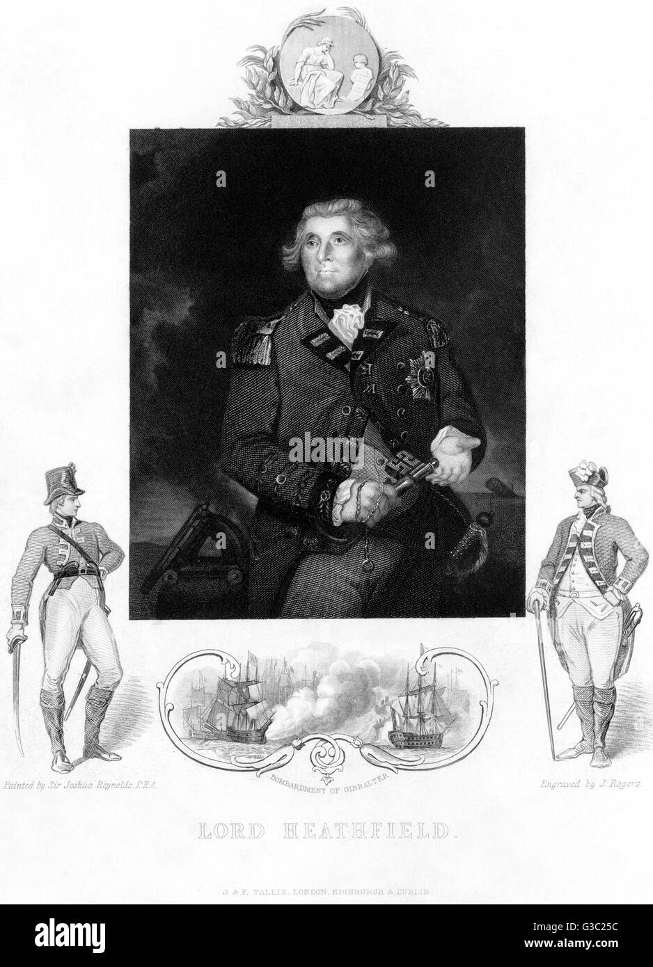 George Augustus Eliott, Lord und 1.. Baron von Heathfield Stockfoto