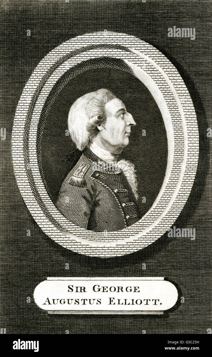 George Augustus Eliott, Lord und 1.. Baron von Heathfield Stockfoto