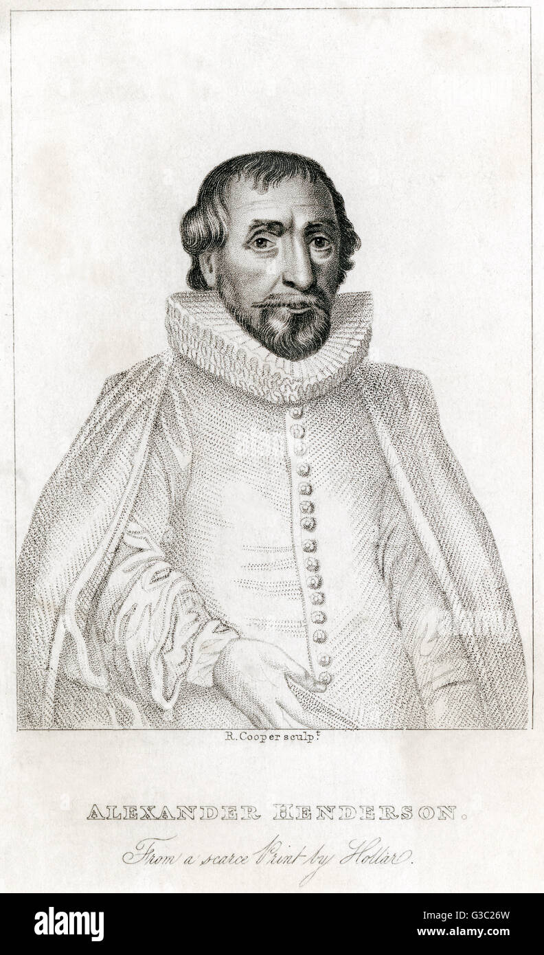 Alexander Henderson - Presbyterianisch göttlich und Diplomat Stockfoto