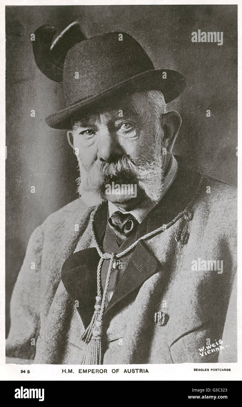Kaiser Franz Joseph I. von Österreich Ungarn Stockfoto