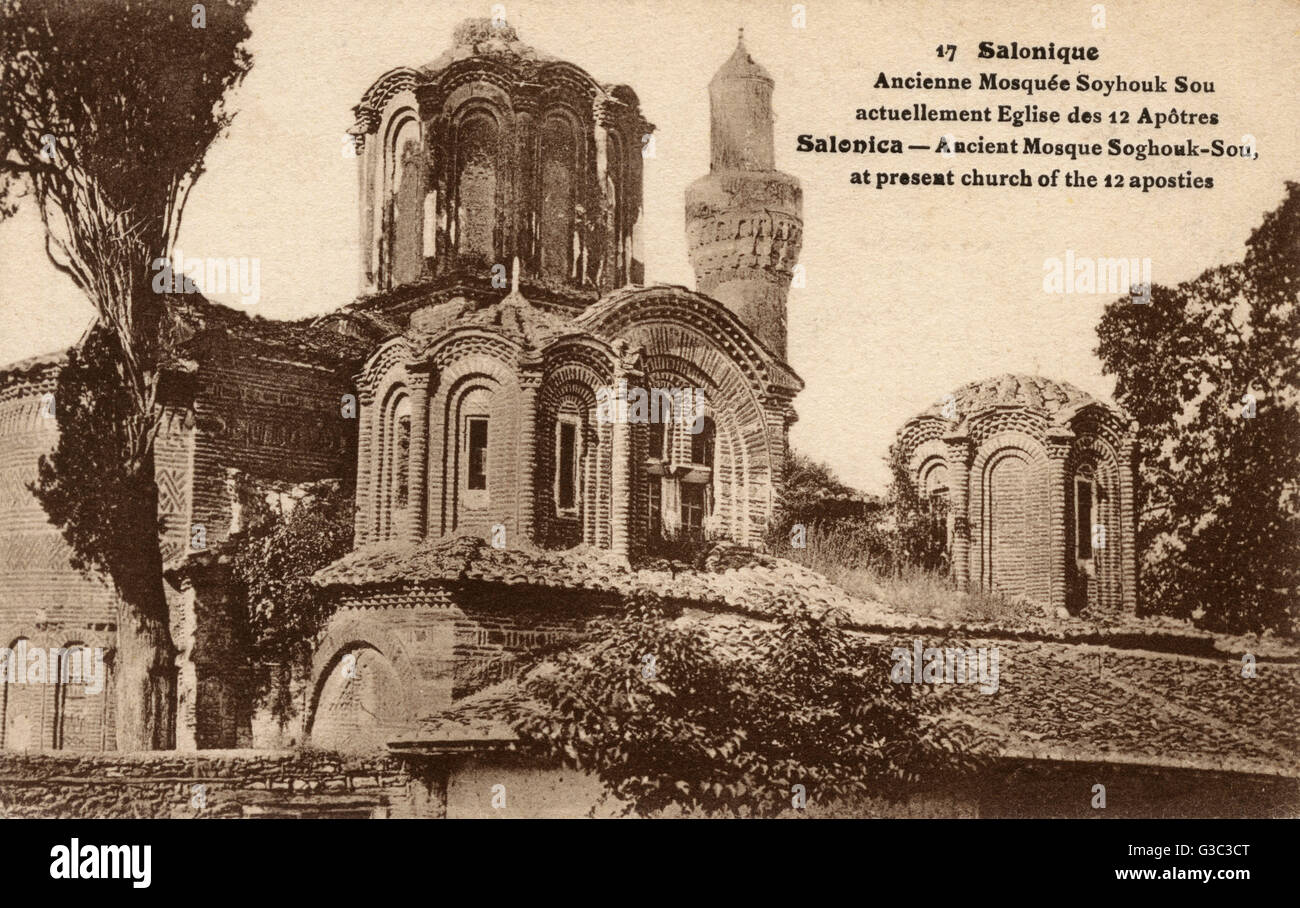 Thessaloniki, Griechenland - die Kirche der Heiligen Apostel Stockfoto