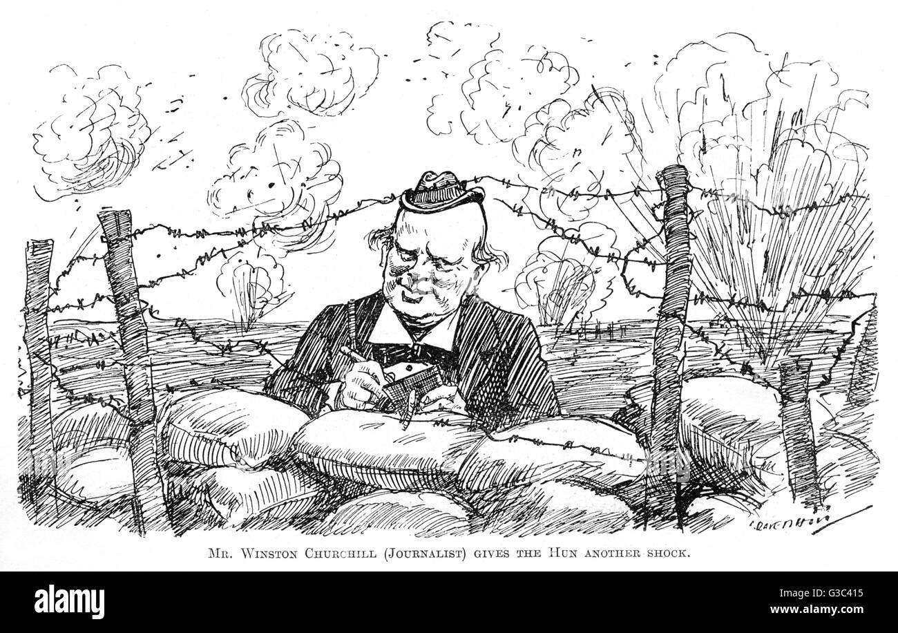 Winston Churchill (Journalist) Stockfoto