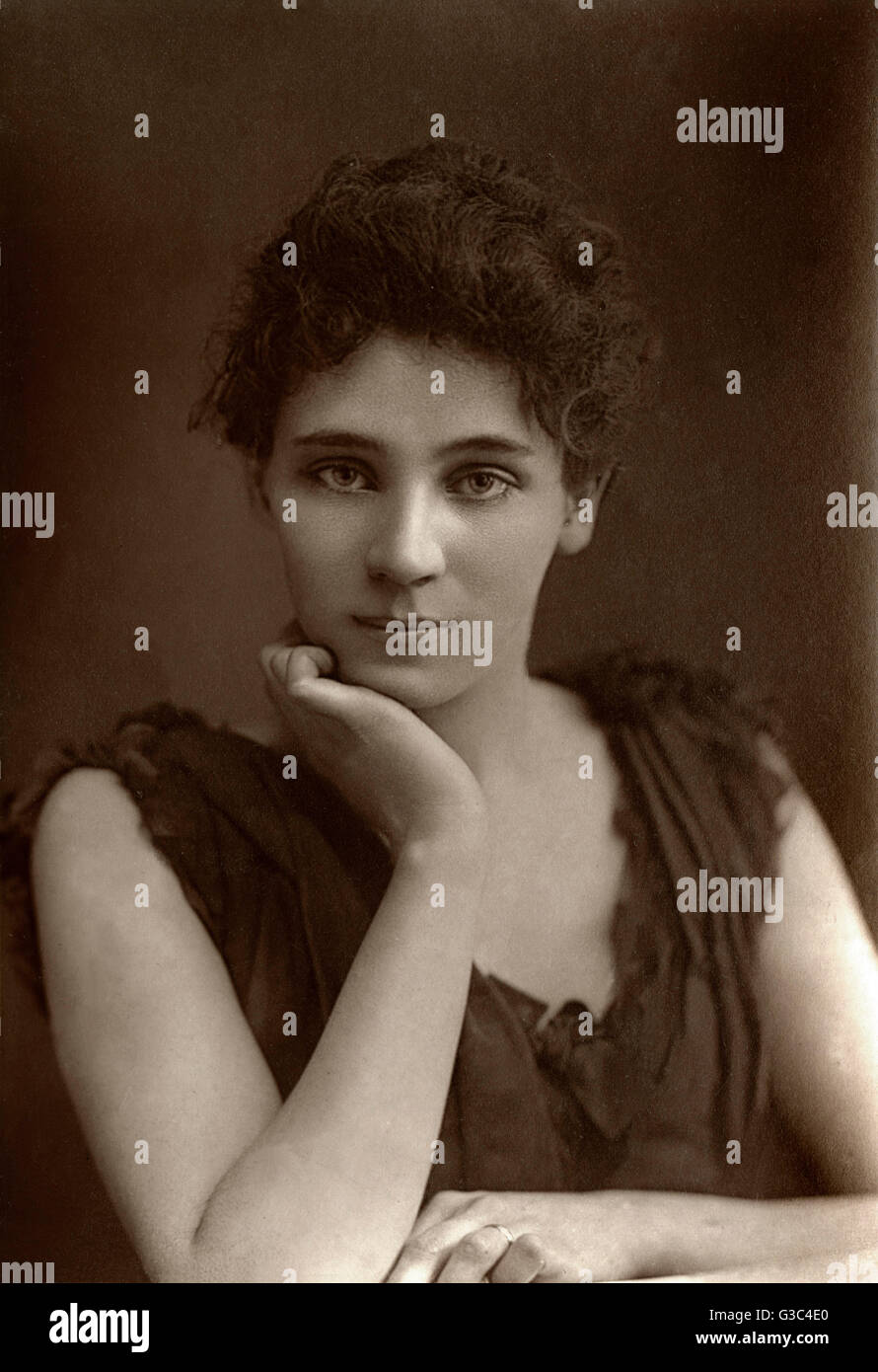 Elizabeth Robins - amerikanische Schauspielerin Stockfoto