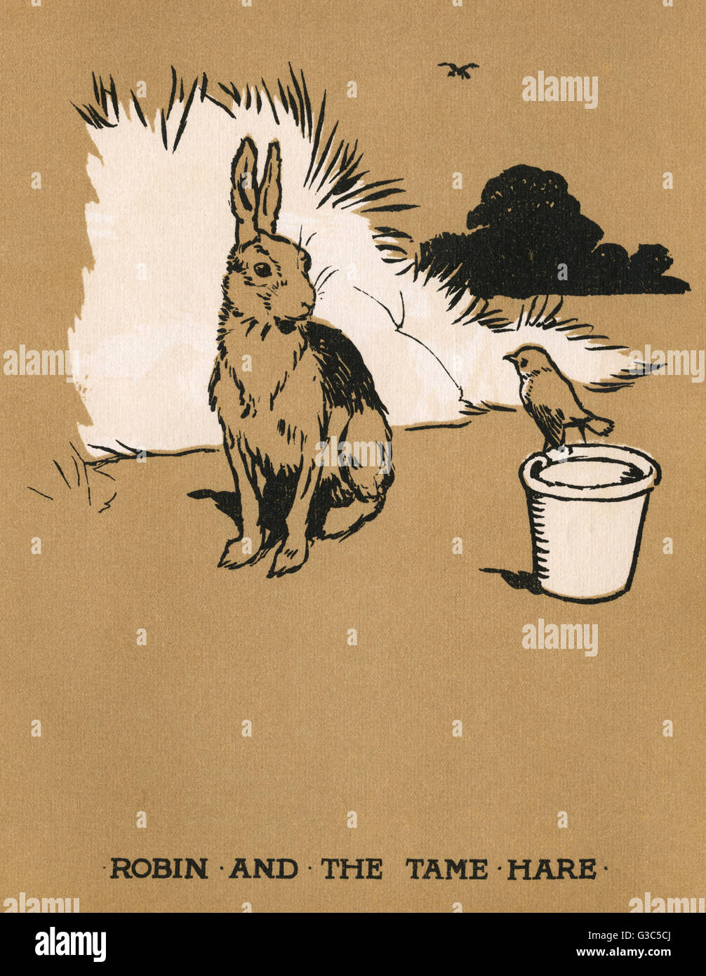 Illustration, Cecil Aldins Malbücher, unsere Tiere Stockfoto