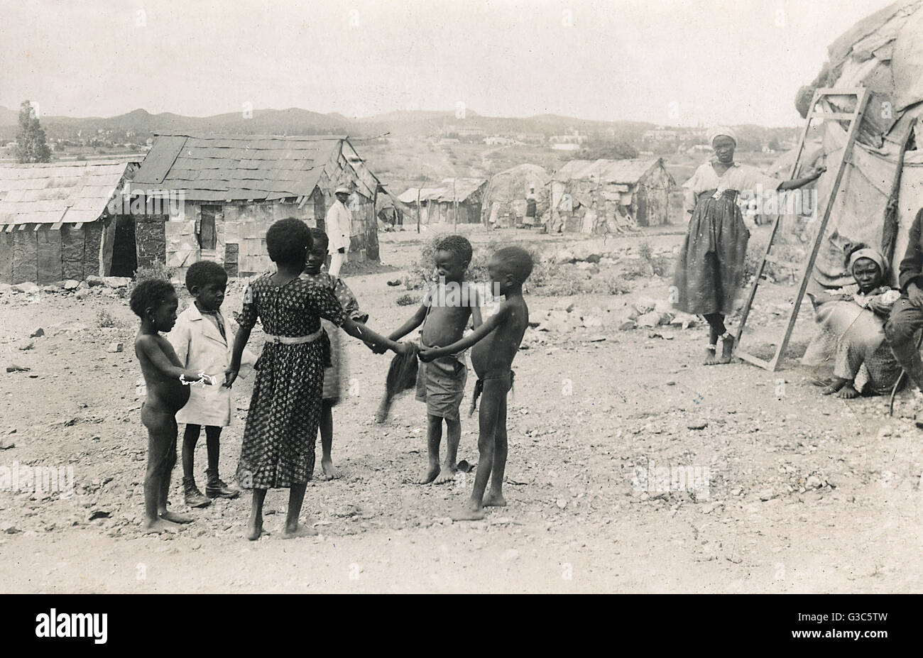 Eingeborene, Windhoek, Südwestafrika Stockfoto