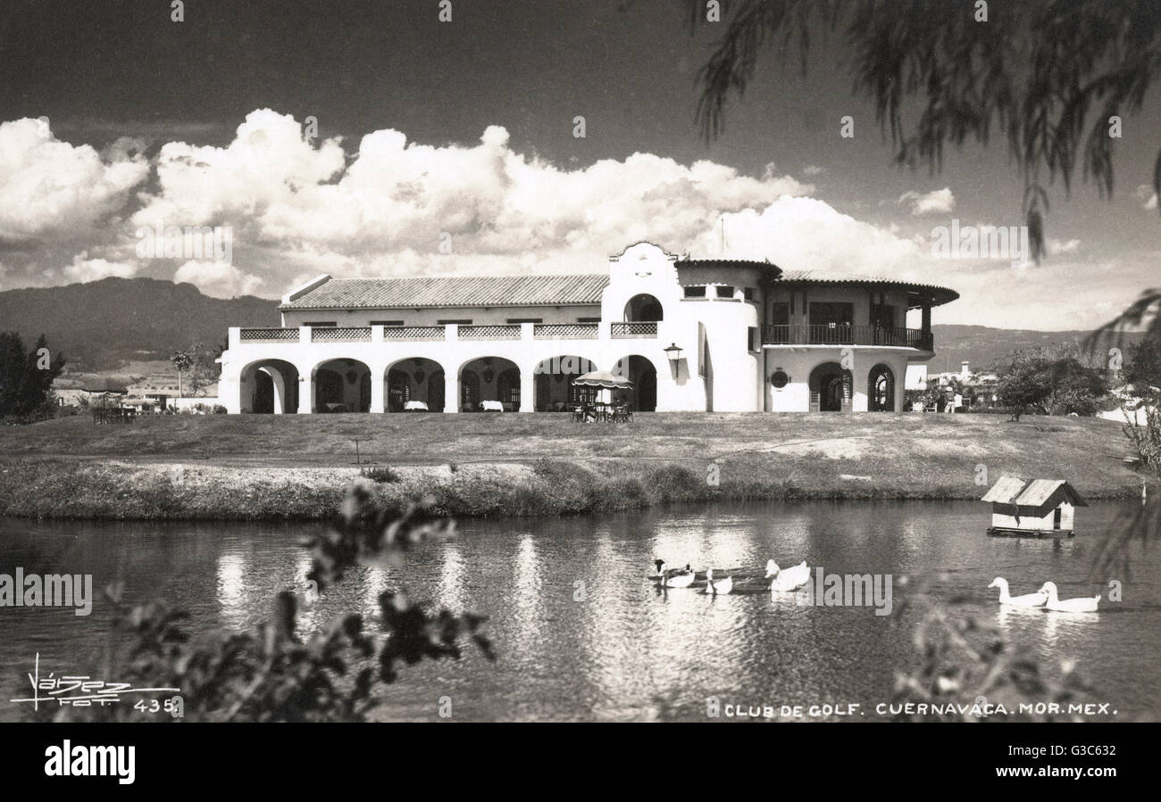 Golf Club Gebäude in Cuernavaca, Morelos, Mexiko Stockfoto