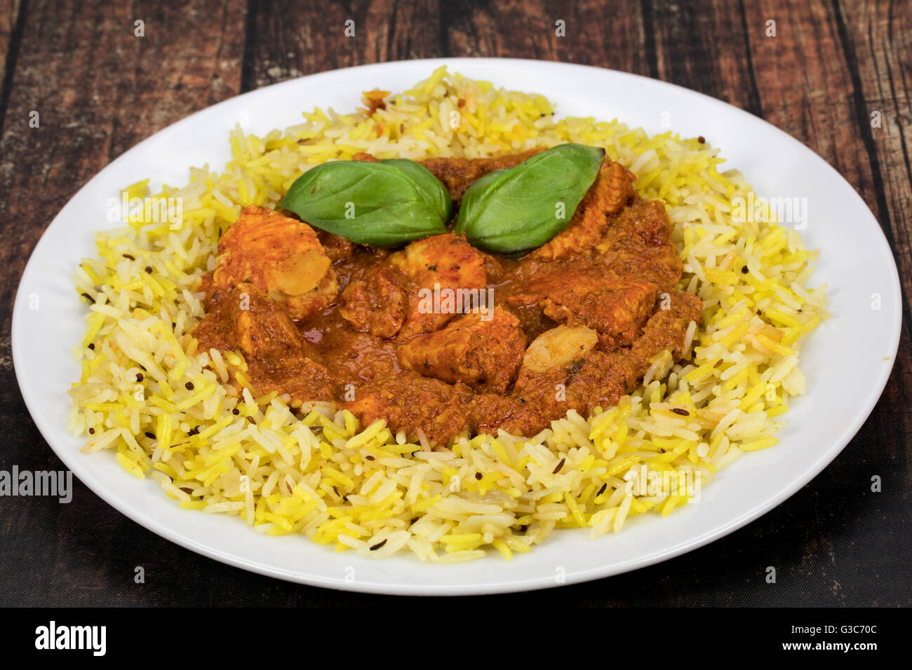 Chicken Tikka Masala indische Curry Essen Stockfoto