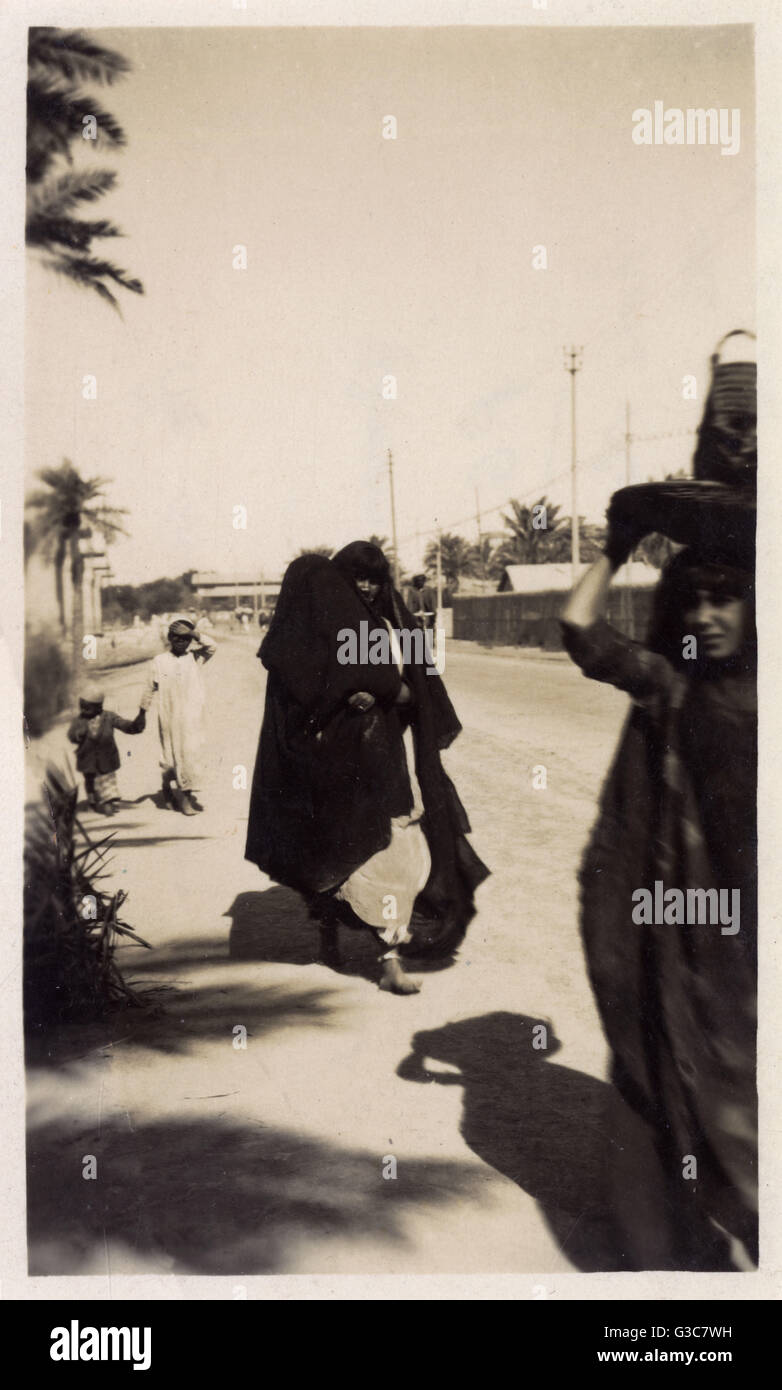 Kuwait - Das Frauenvolk Stockfoto