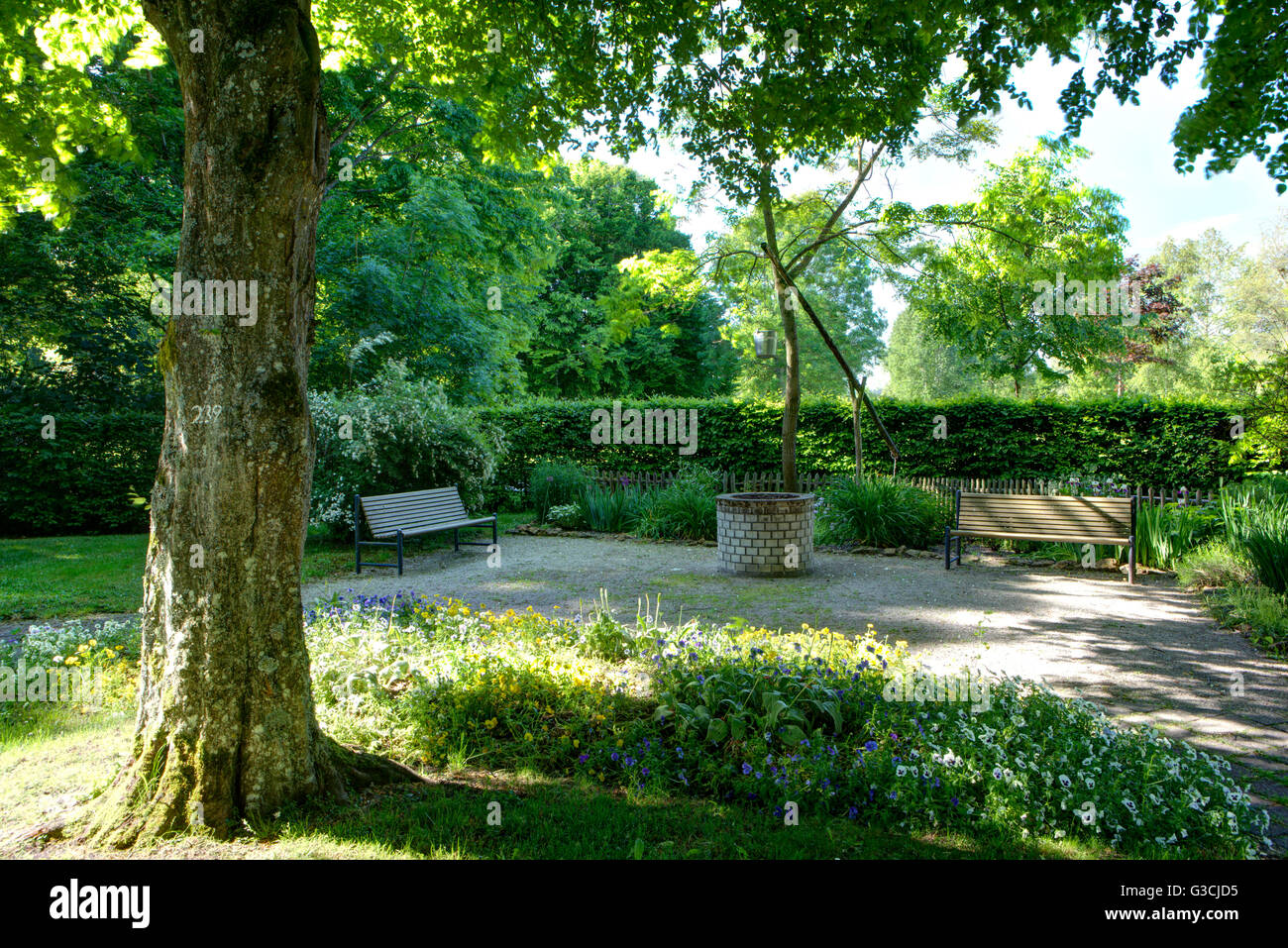 Ungarische Garten, Kurpark, Bad Dürrheim, BadenWürttemberg