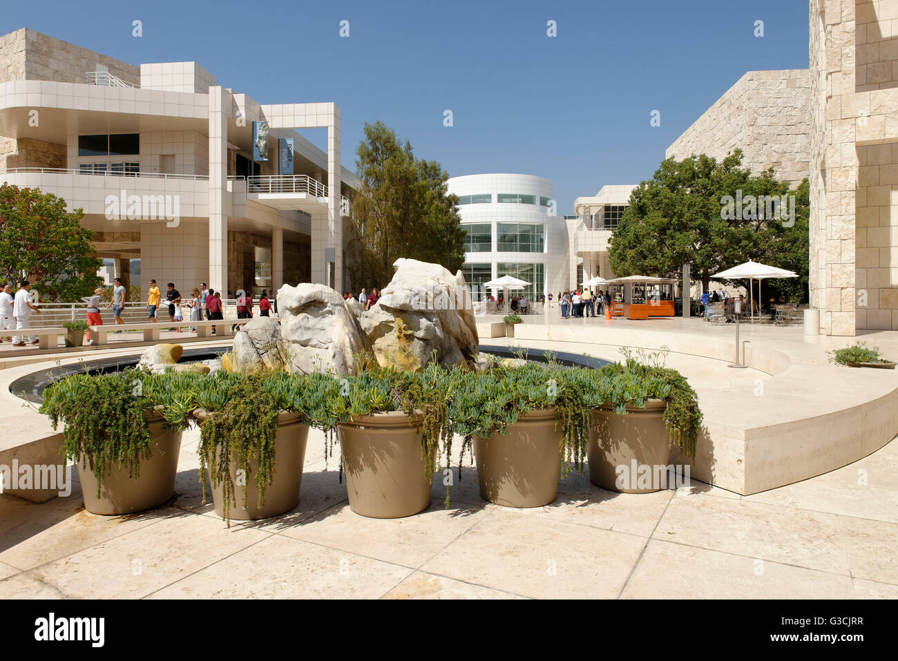 Getty Center, Los Angeles, Kalifornien, USA, Stockfoto