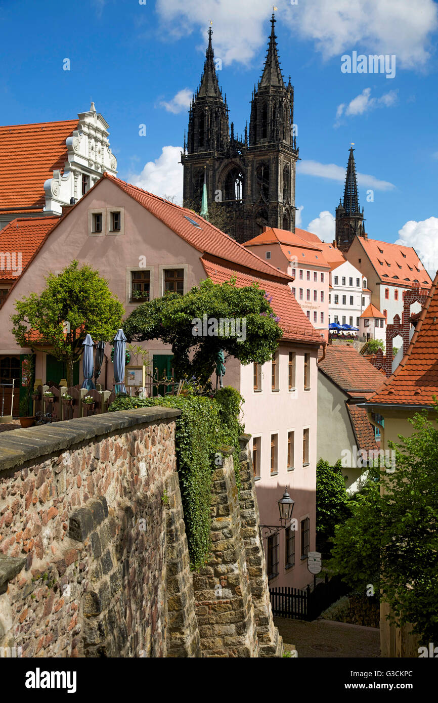 In roten stufen in der altstadt meissen Stockfotos und bilder Kaufen