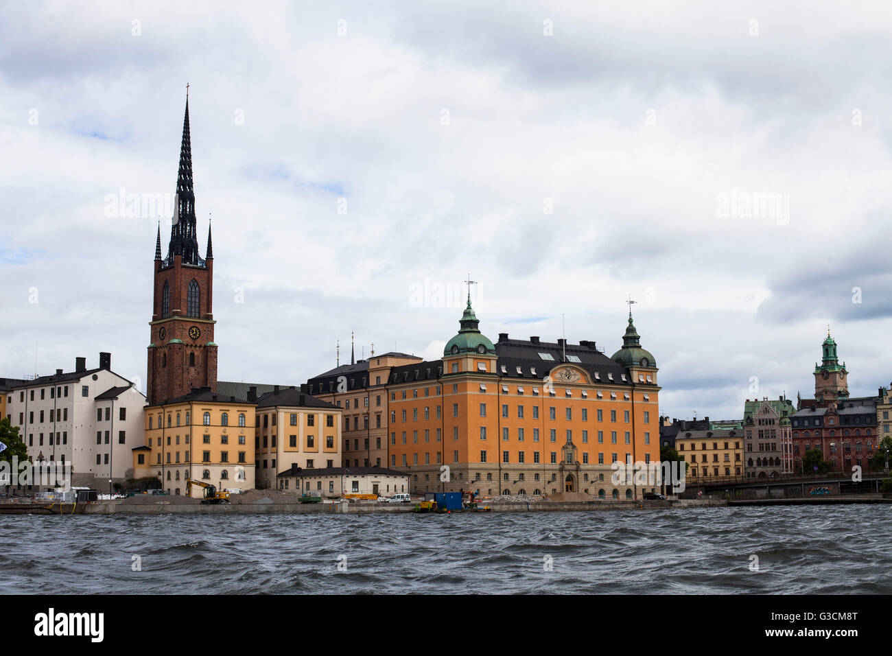 Riddarholmen Kirche in Stockholm, Stockfoto