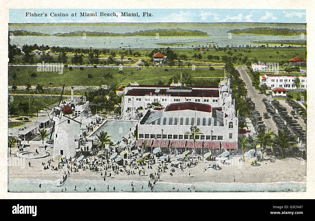 Fisher's Casino, Miami Beach, Miami, Florida, USA Stockfoto