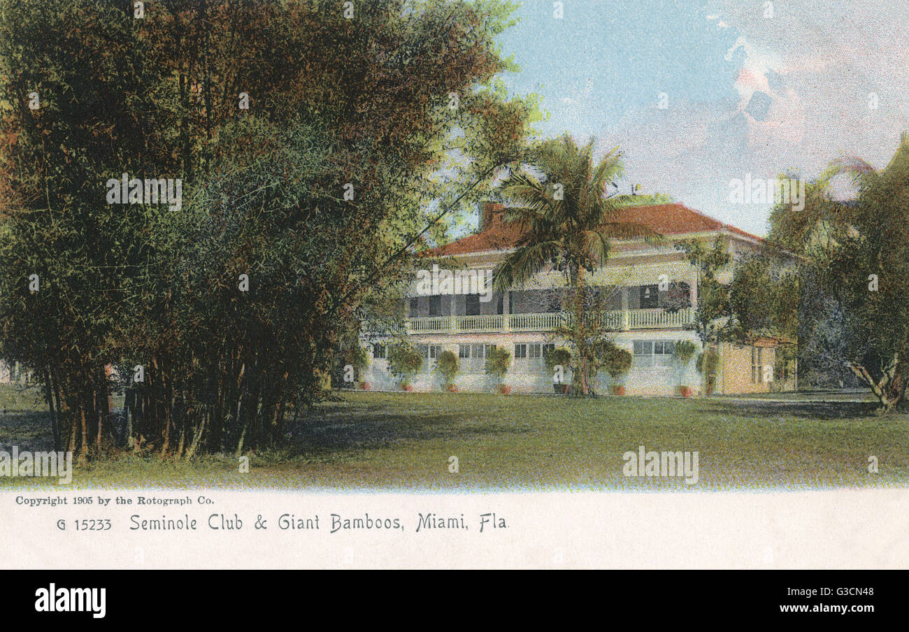 Seminole Club, Miami, Florida, USA Stockfoto