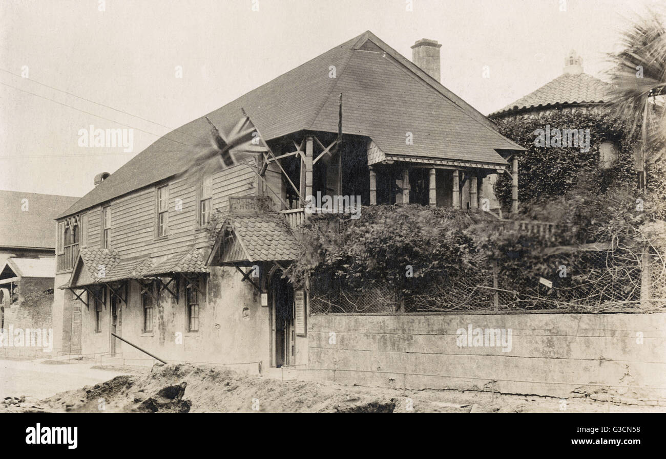 Oldest House, St. Francis Street, St. Augustine, Florida, USA Stockfoto