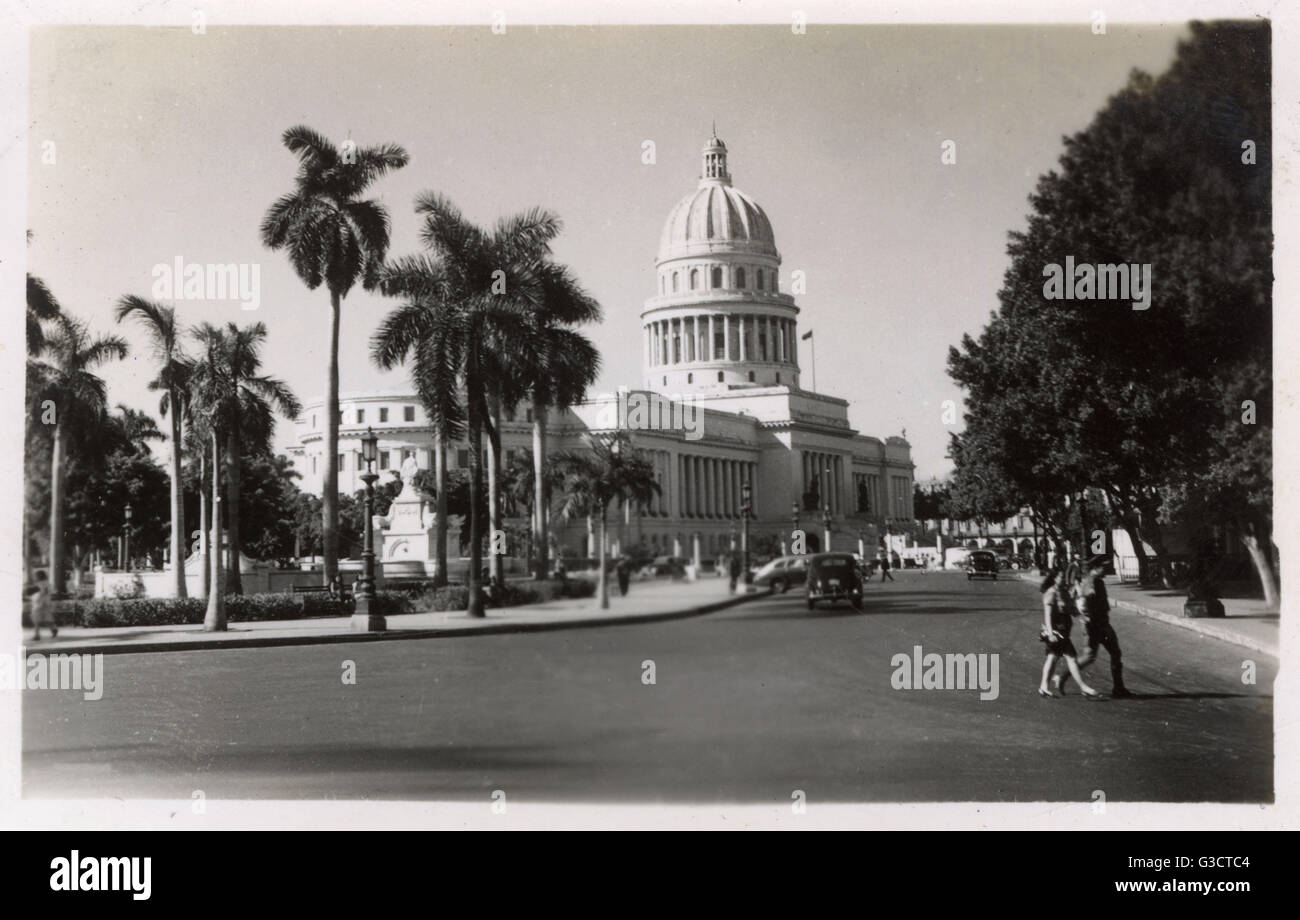 Havana, Kuba - Kapitol/Regierungsgebäude Stockfoto