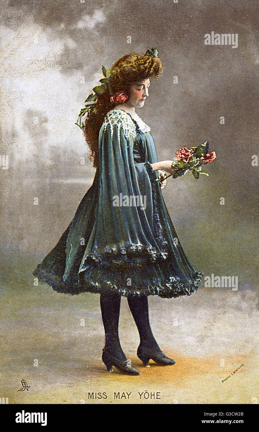 Mary Augusta 'May' Yohe - amerikanische Musical-Schauspielerin Stockfoto