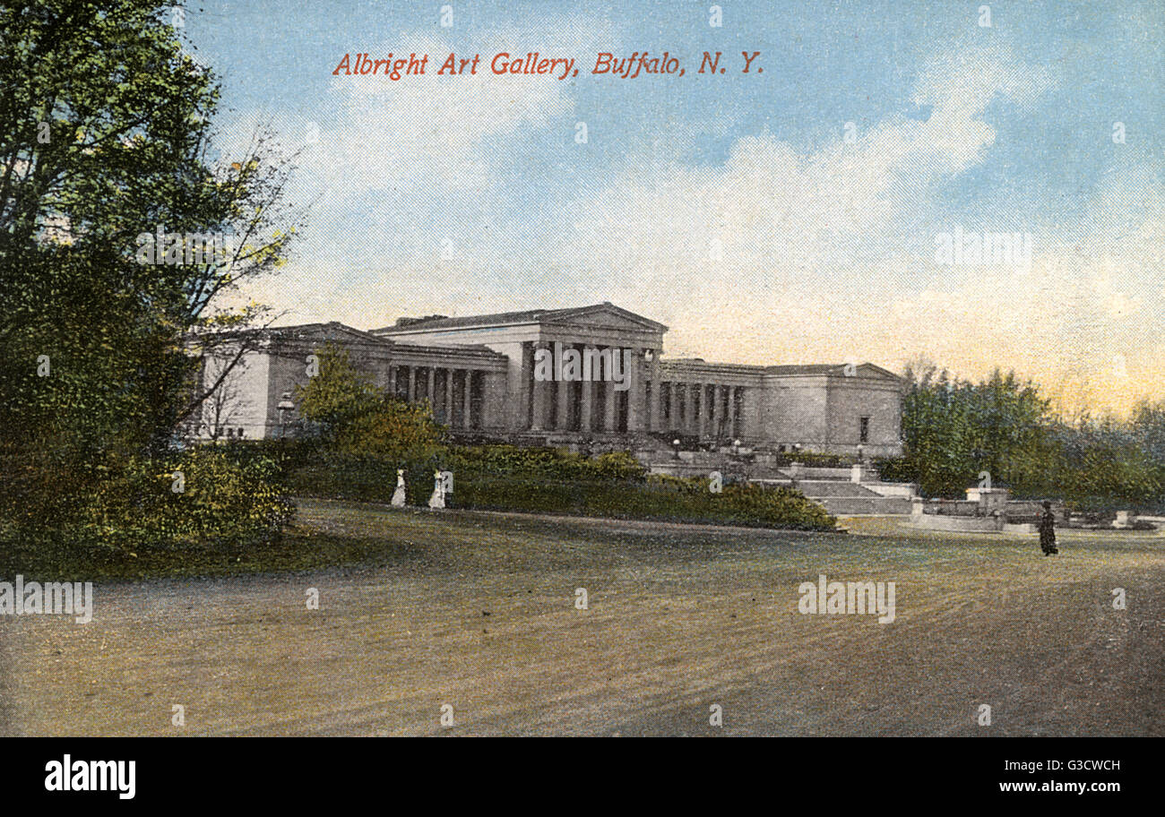 Albright Art Gallery, Buffalo, Bundesstaat New York, USA Stockfoto