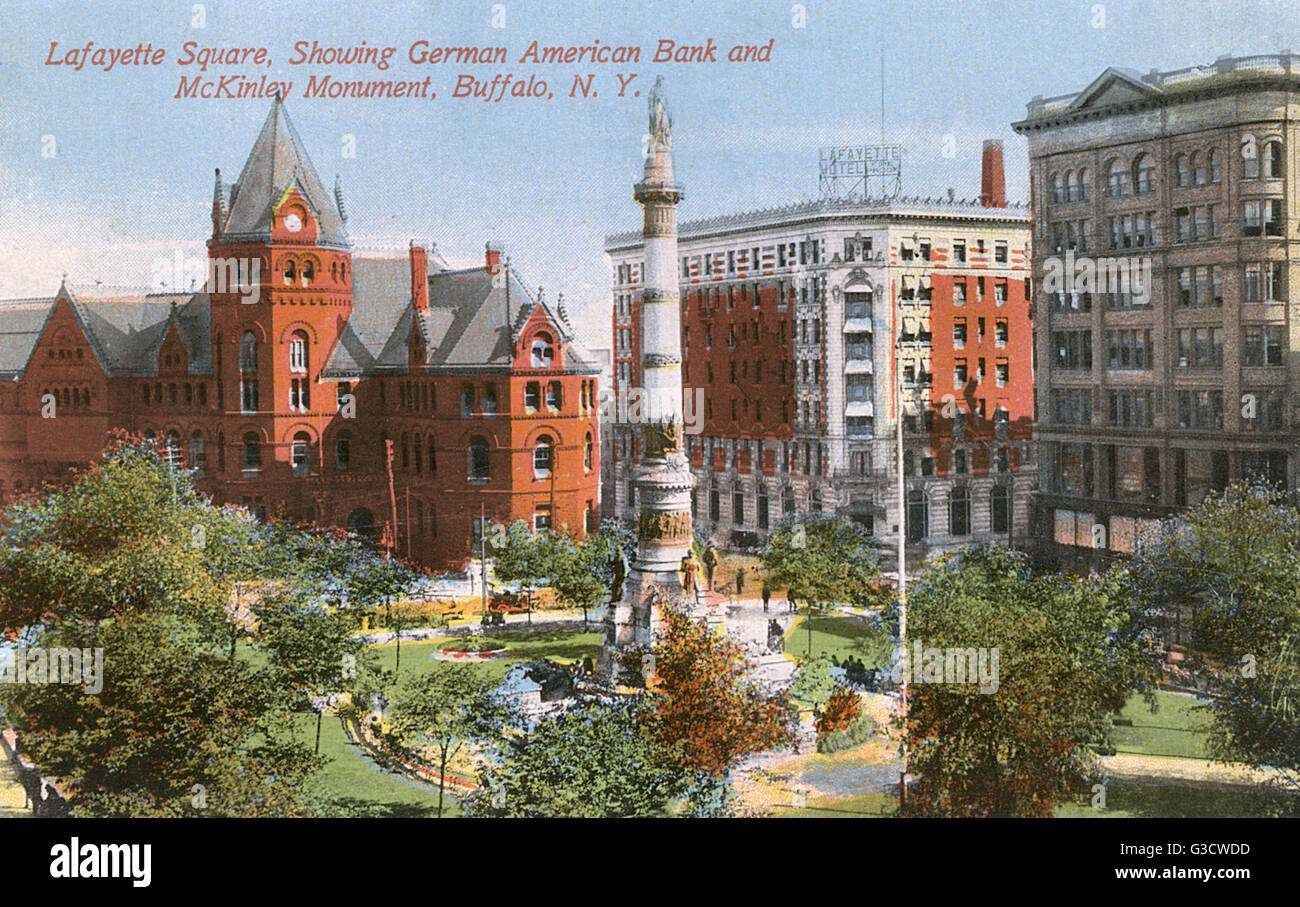 Lafayette Square, Buffalo, New York State, USA Stockfoto