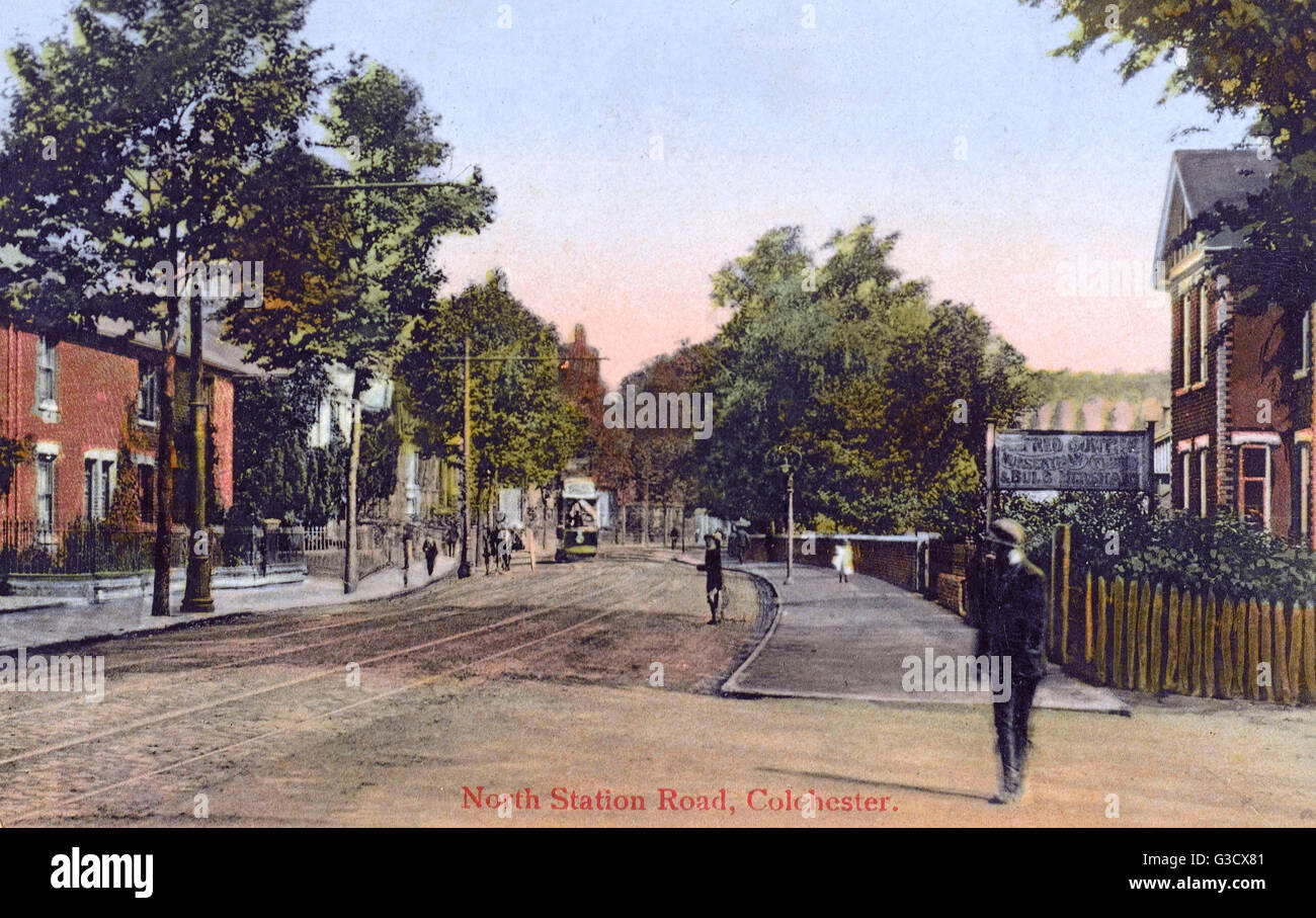 North Station Road, Colchester, Essex Stockfoto