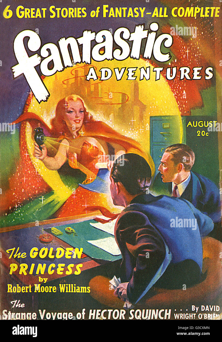 Fantastic Adventures, Die Goldene Prinzessin, 1940 Stockfoto