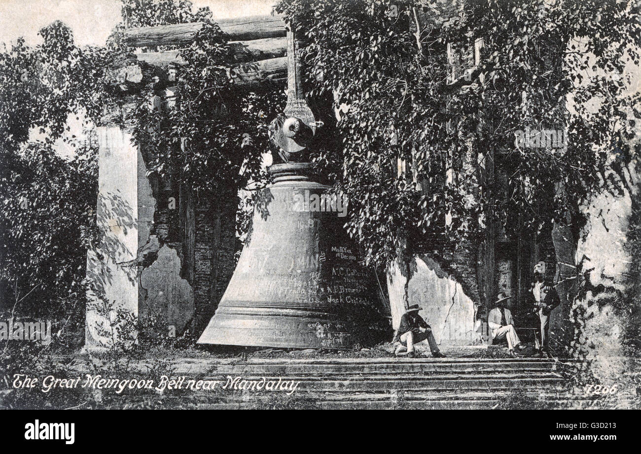 Myanmar - Mandalay - Die Mingun-Glocke Stockfoto